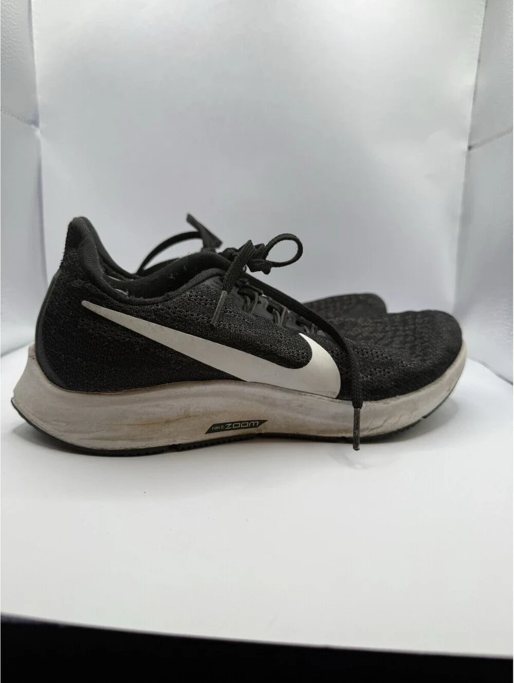 USED Nike Air Zoom Pegasus 36 Black Running AQ2210-004 Women's Size 7